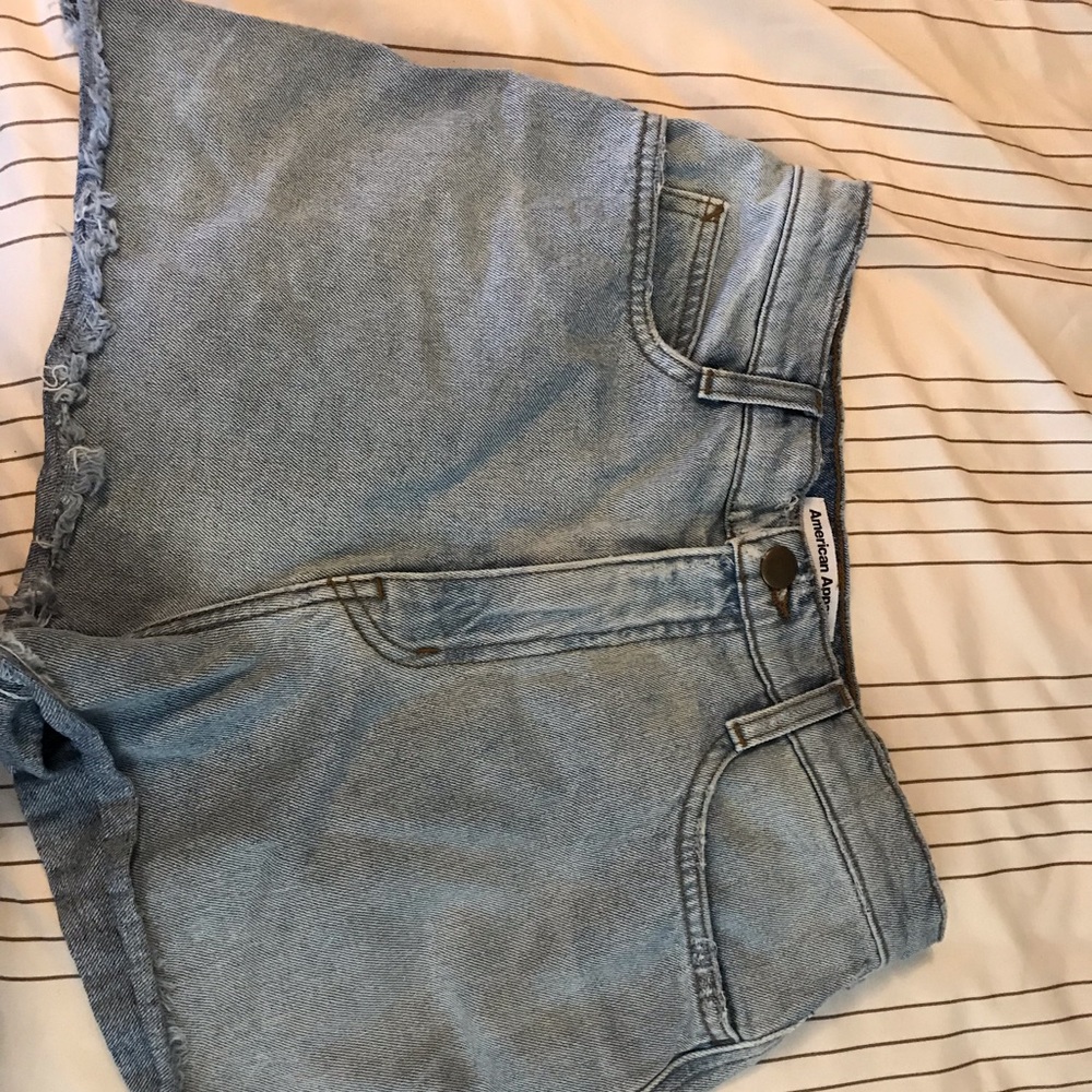 NWOT American Apparel High Waisted Fringe Shorts